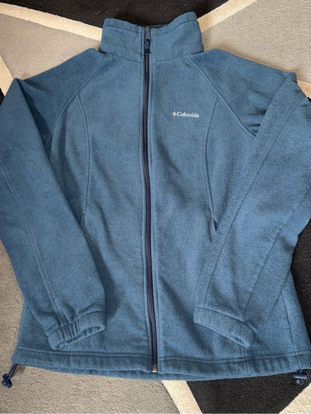 Columbia blue women’s fleece jacket